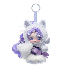 POP MART SKULLPANDA x My Little Pony - Rarity Plush Pendant selected plush doll pendant on white