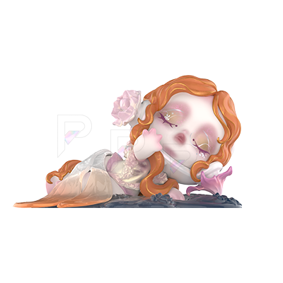 POP MART SKULLPANDA Petals in Four Acts - The Submerged Wreath individual figure on white