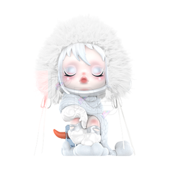 POP MART SKULLPANDA Tell Me What You Want - Let it Snow individual figure on white