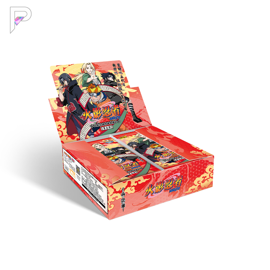 KAYOU NARUTO: Tier 2 Wave 9 (Soldier Chapter) Booster Box - Official Chinese Edition — official box packaging presentation on white with PAKRA logo