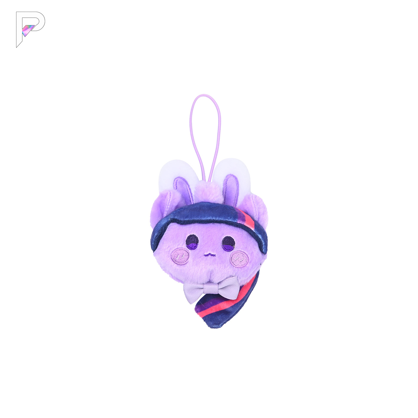 小马宝莉兔耳磁吸包挂（紫悦） — verified original on white with PAKRA logo; Twilight Sparkle