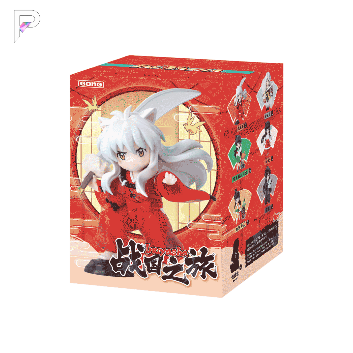 GONG Inuyasha Warring States Journey Blind Box — complete original product image on white with PAKRA logo