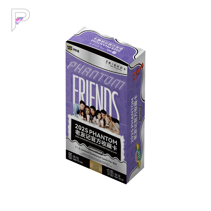 Kakawow 2025 PHANTOM Friends Collectible Card Box — official complete box on white with PAKRA logo