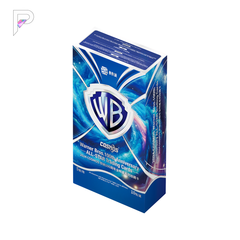 Kakawow 2024 COSMOS Warner Bros. 100th Anniversary All-Stars Collectible Card Box — official complete box on white with PAKRA logo