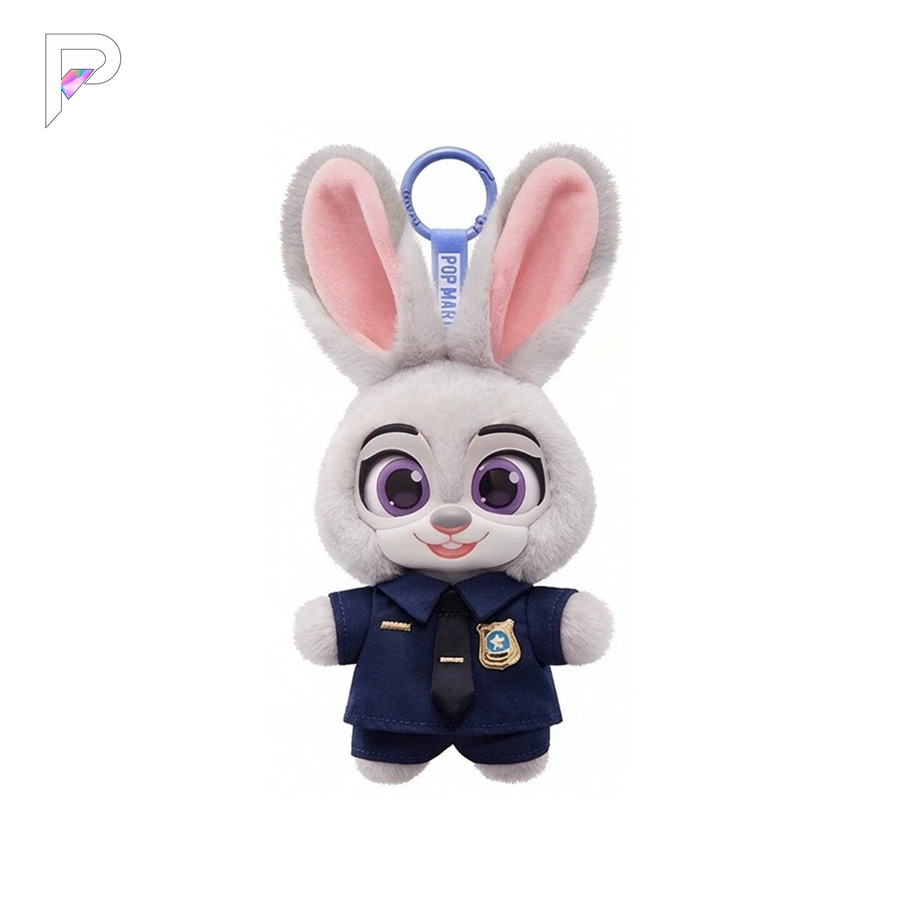 POP MART Zootopia Ace Duo - Officer Judy selected character plush pendant