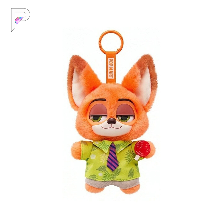 POP MART Zootopia Ace Duo - Streetwise Nick selected character plush pendant