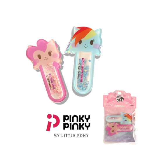 Pinky Pinky My Little Pony Style 05 hair accessory set with Rainbow Dash, Pinkie Pie