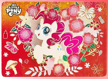 Pinkie Pie - PMPM x My Little Pony Valentine Flowering Rose collaboration single card
