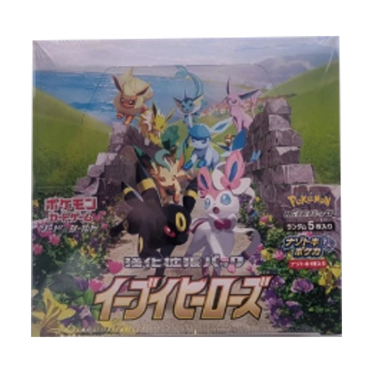 Pokémon TCG Eevee Heroes S6a Booster Box - Japanese - cropped product view on white background