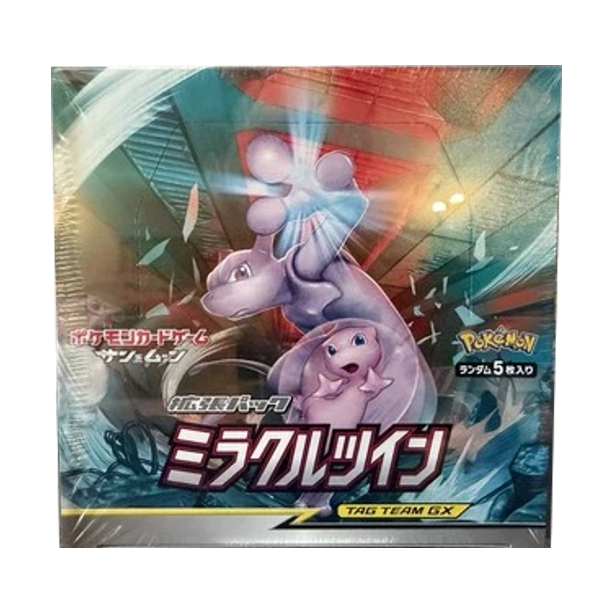 Pokémon TCG Miracle Twin SM11 Booster Box - Japanese - cropped product view on white background