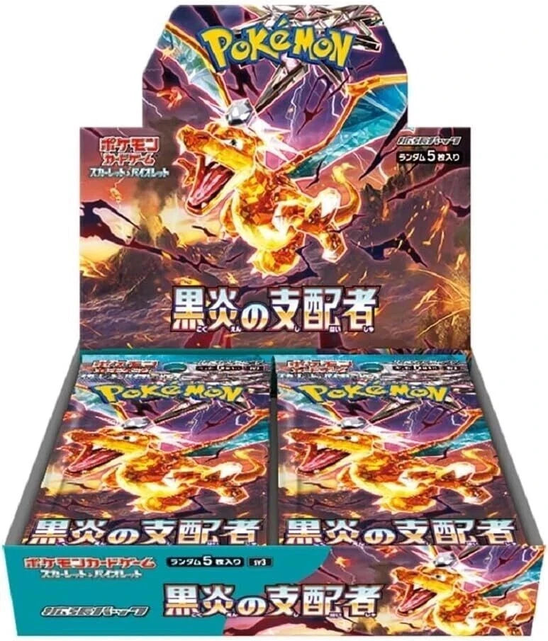 Pokémon TCG Ruler of the Black Flame SV3 Booster Box, Japanese edition