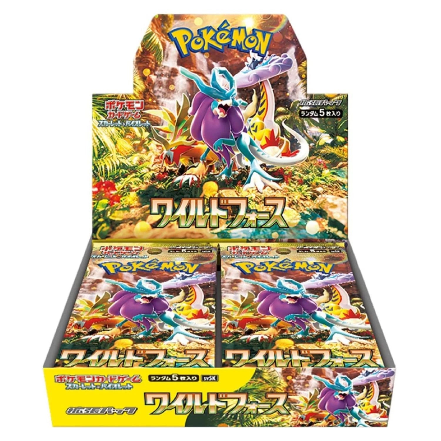 Pokémon TCG Wild Force SV5K Booster Box, Japanese edition
