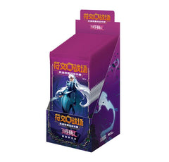 Simplified Chinese Riftbound Unleashed standard booster display box on a white background