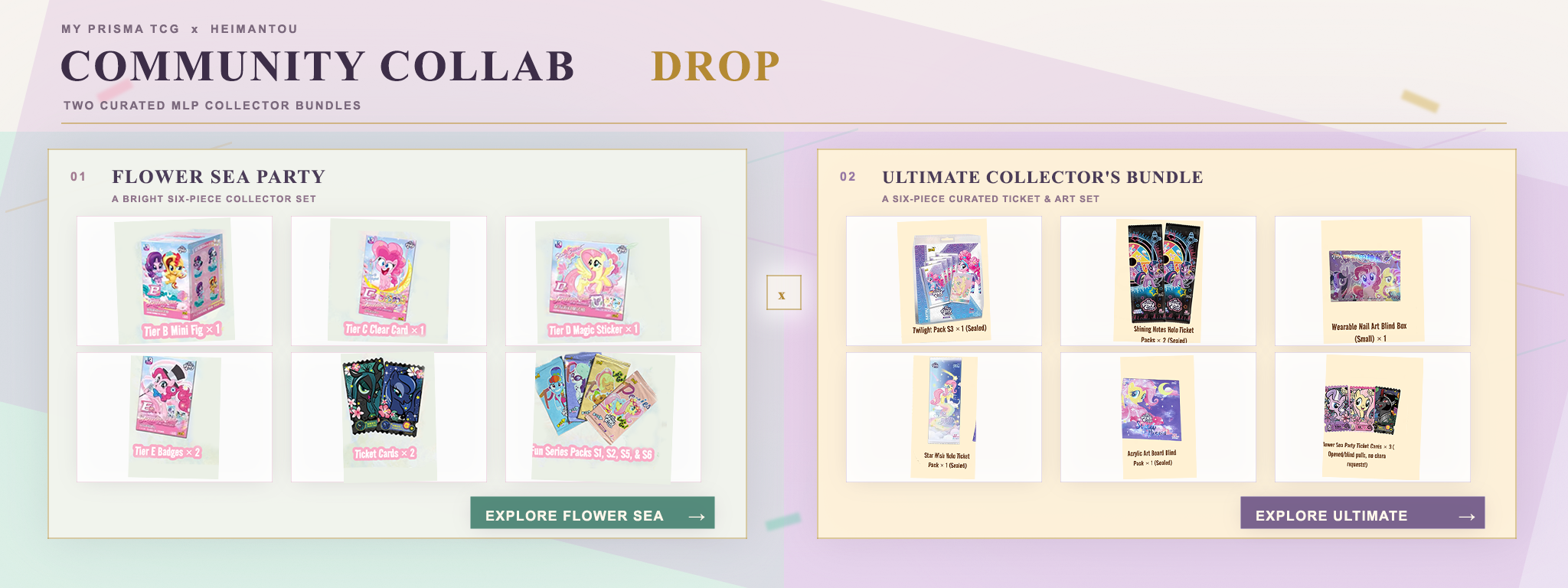 pakracards and Heimantou MLP collector bundle collaboration